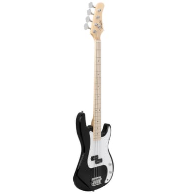Glarry GP Ⅱ Upgrade Electric Bass Guitar Black image 3