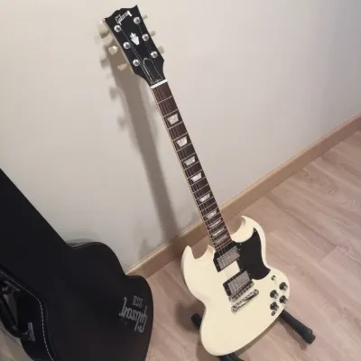 2010 Gibson 61' SG Reissue Vintage White image 9