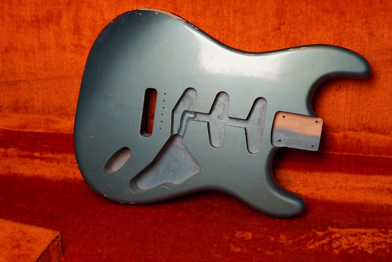 Freakaster Stratocaster Body Lake Placid Blue Relic Reverb