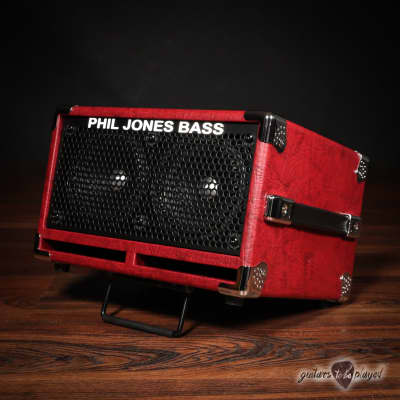 Phil Jones Bass BG-110 Bass Cub II 2x5” 110W Combo Amp w/ Carry Bag - Red image 5