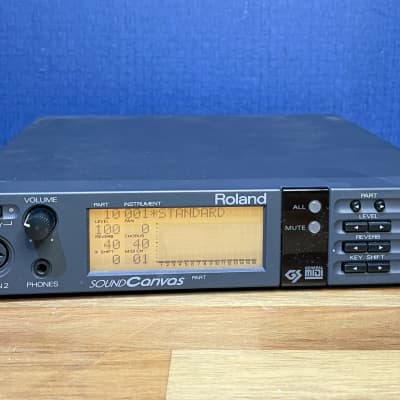 [Excellent] Roland Sound Canvas SC-55 MIDI Sound Generator - Black