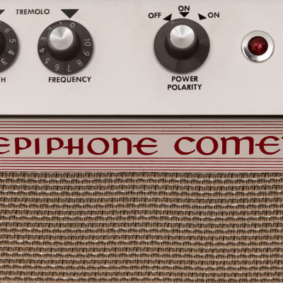 1966 Epiphone Comet EA-32 RVT 1x10 Vintage Tube Amp, Reverb & Tremolo, Time Capsule w/ Hangtag image 3