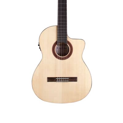 Cordoba C5-CET Limited Nylon String Acoustic-Electric Guitar - Natural image 3