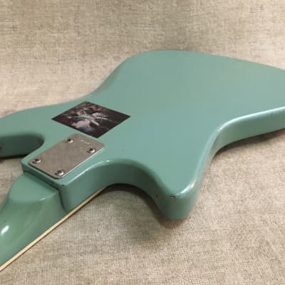 Kimberly 2 Pickup 1960's Seafoam Green Teisco Japan Matching Headstock & Neck Surf Guitar image 19