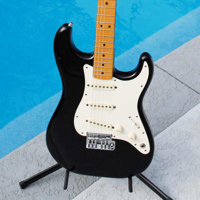 Fender Stratocaster 1984 Black Reverse Headstock Custom Shop Guitar from Migas Touch image 1