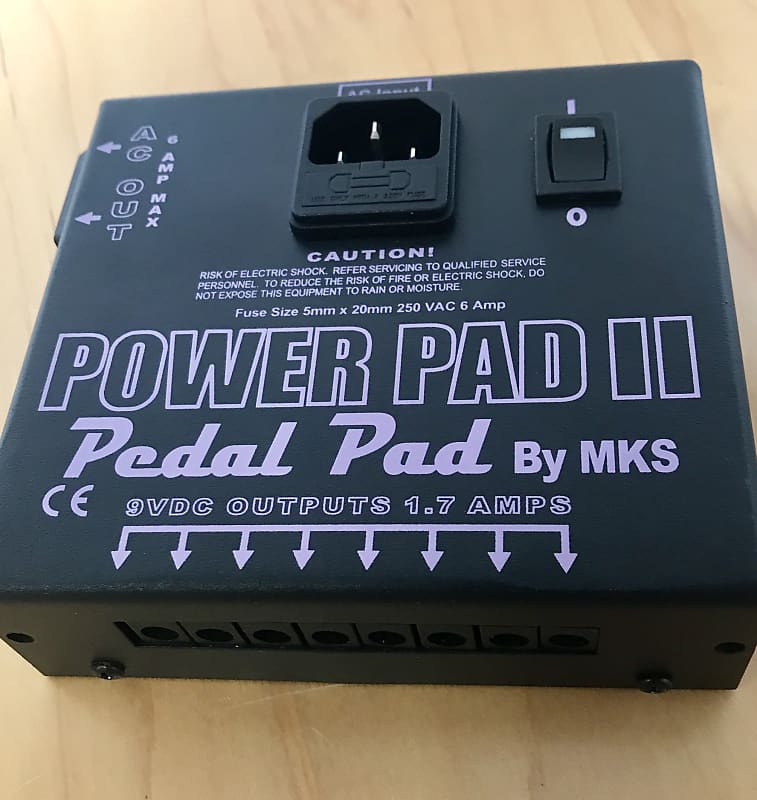 Pedal Pad Power Pad II  Pedal Power Supply Black (PP-II) image 1