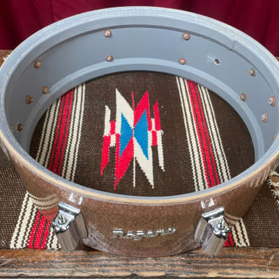 1960s Rogers Holiday Drum Set w/ Snare Pink Champagne Pearl Sparkle 20/12/14/5x14 image 18