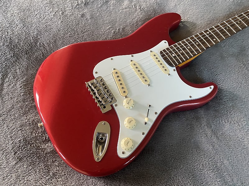 2023 Del Mar Lutherie  Surfcaster Strat  Candy Apple Red - Made in USA image 1