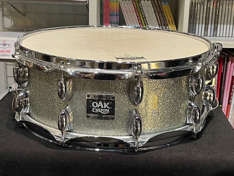 Yamaha NSD085A Oak Custom Snare Drum Silver Sparkle 14