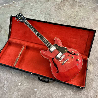 Greco SA-550 c 1975 - Cherry es-335 tdc original vintage MIJ