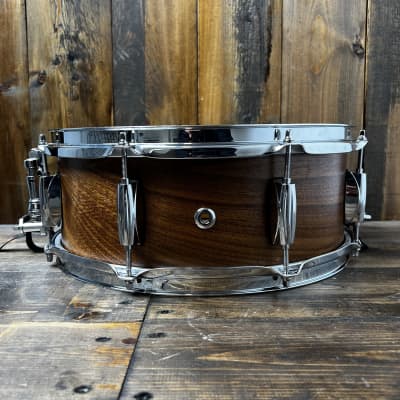 Woods 3ply Walnut 14x5.5 Snare Drum - Natural image 3