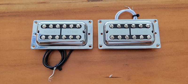 Roswell Pickups Filtertron Pickup Set Chrome Alnico 2 2022