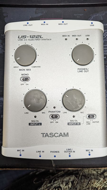 TASCAM US-122L USB Audio Interface | Reverb