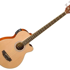 Washburn AB5K 4-String Acoustic Bass Natural