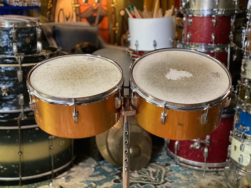 Ludwig Timbales with Stand Reverb