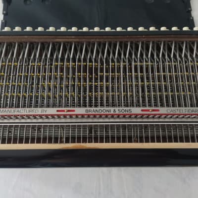 Accordion Brandoni 120 Bass 4+5 Piccolo 11 Register Professional 2000s Black Italy image 7