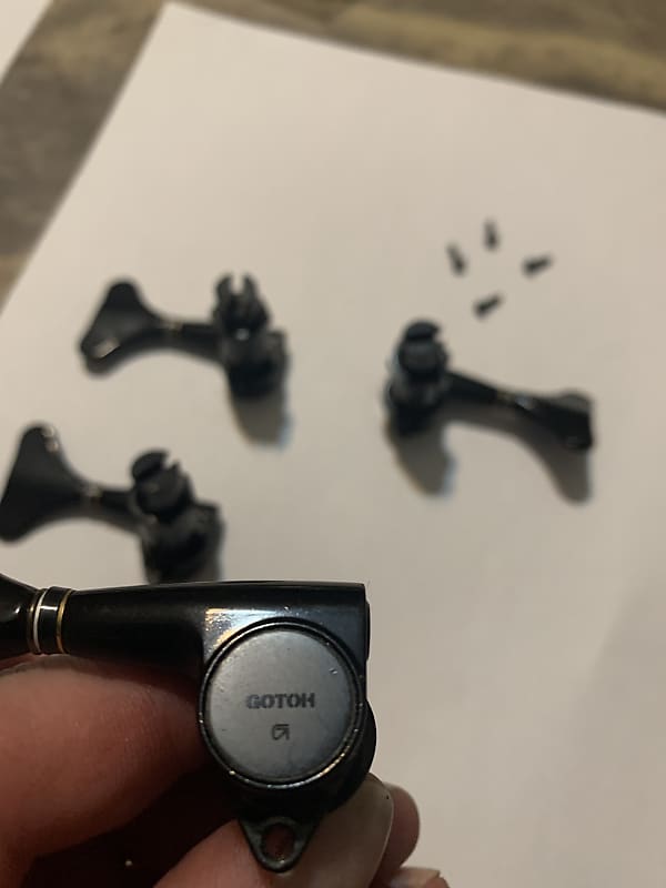 Gotoh Bass tuning keys 2/side 2021 Back Reverb