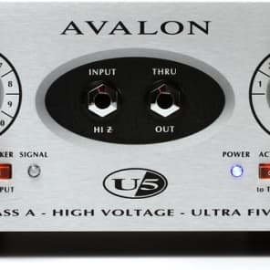 Avalon U5 Class A Active Instrument DI and Preamp image 1