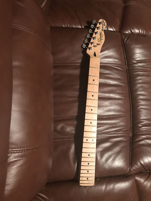 Squier Telecaster Custom (neck and tuners only) Natural image 1