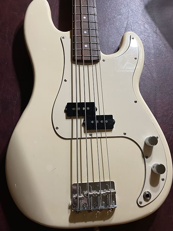 Partscaster Precision Bass Vintage White Wmatching Reverb 5337