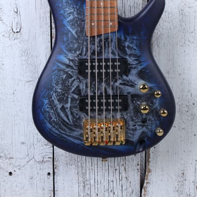 Ibanez SR305EDX 5 String Electric Bass Guitar Cosmic Blue Frozen Matte Finish for sale