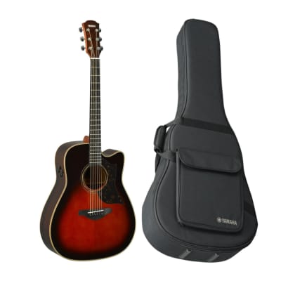 Yamaha A3R TBS Folk Cutaway Acoustic Electic Guitar - Rosewood - Tobacco Brown Sunburst image 4
