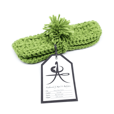 Jasmine stitch crochet dust cover for Korg Volca series modules - Avocado image 3