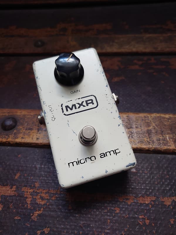 ギター Mxr / micro amp Vintage 1979? MXR / micro amp (1979) レビュー - △▽エフェクターレビューと