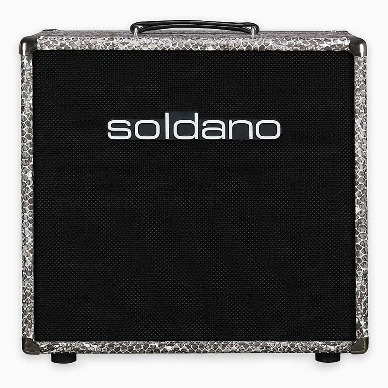 Soldano 1x12 Closed Back Snakeskin Tolex Guitar Cabinet NOS image 1
