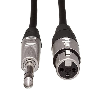 Hosa HXS-050 Pro Balanced Interconnect, REAN XLR3F to 1/4 in TRS, 50 ft for sale