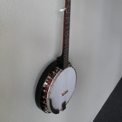 Brand New Savannah SB-100 24 Bracket 5 String Resonator Banjo with Gig Bag image 3