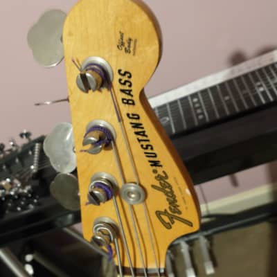Vintage Fender Mustang Bass 1974 Sunburst image 2