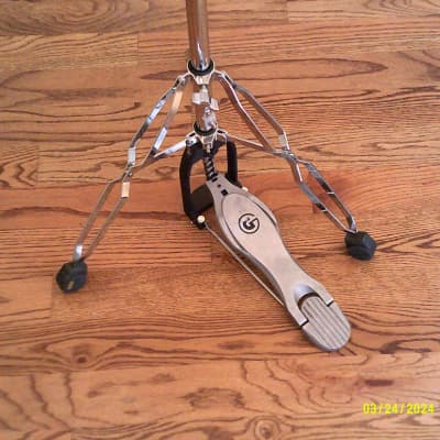 Gibraltar Heavy Duty Double Braced Hi Hat Stand, Swivel Foot Pedal - Clean! image 4