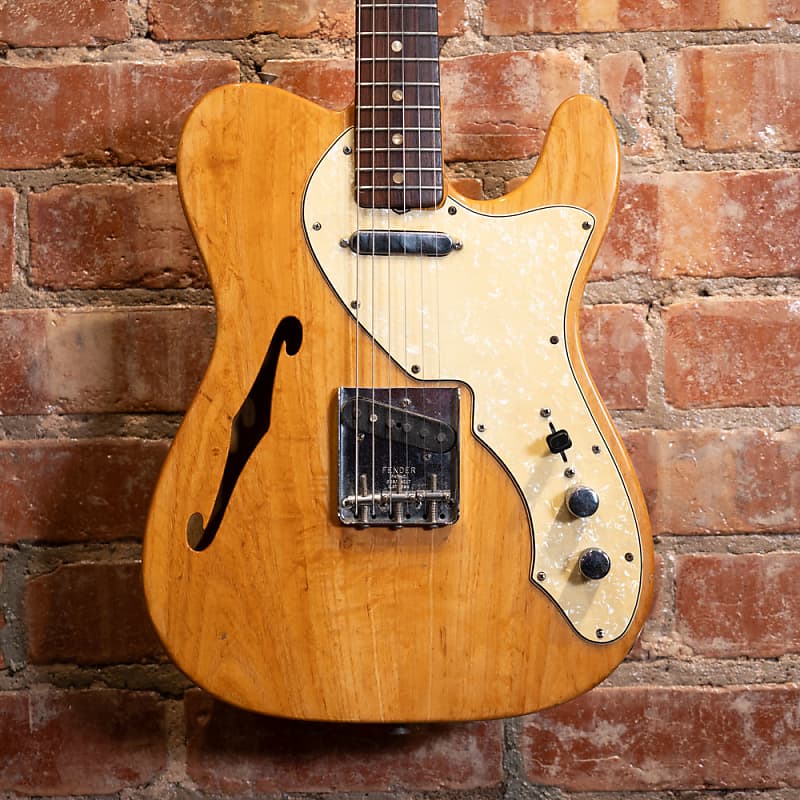 Fender Telecaster Thinline Electric Guitar Natural |  | 239992 | Guitars In The Attic image 1