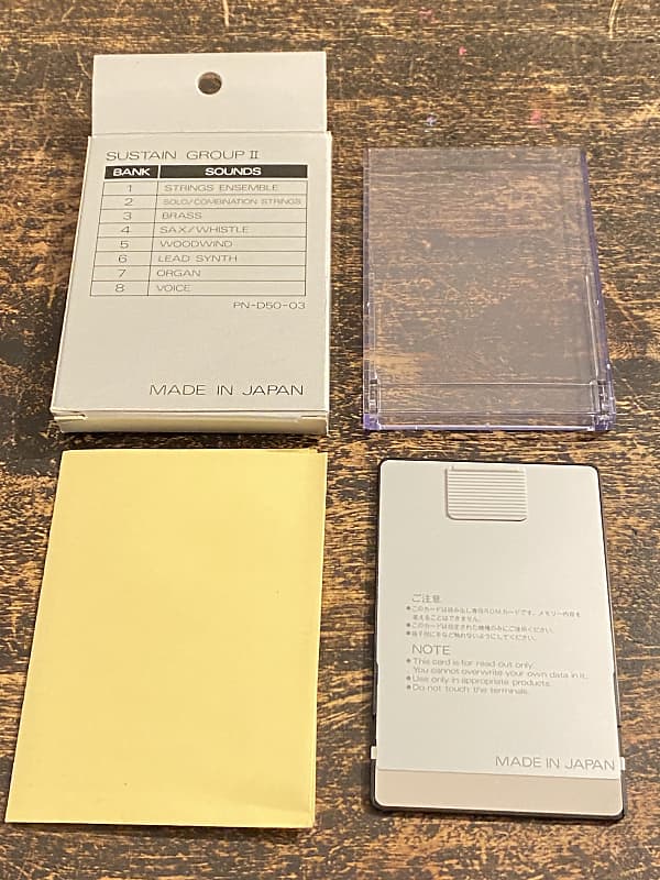 Roland ローランド PN-D50-03 Roland PN-D50-03 Sound Card Sustain Group II for D50/D550