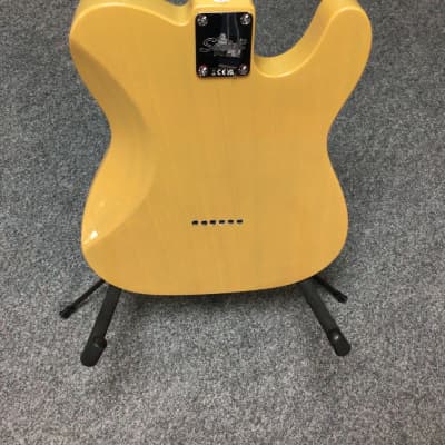 Squier Affinity Telecaster Left-Handed with String-Through Bridge Butterscotch Blonde image 7