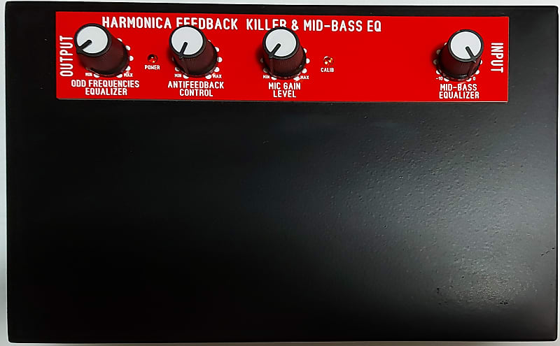 Handmade HARMONICA FEEDBACK KILLER & Mid-Bass Equalizer 2024 - black image 1
