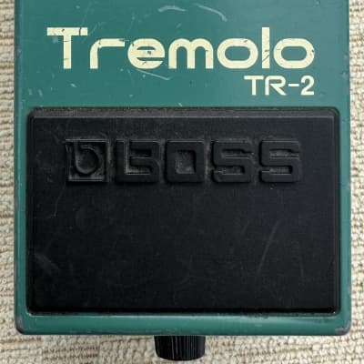 Boss TR-2 Tremolo (Silver Label) 1997 - Present - Green | Reverb