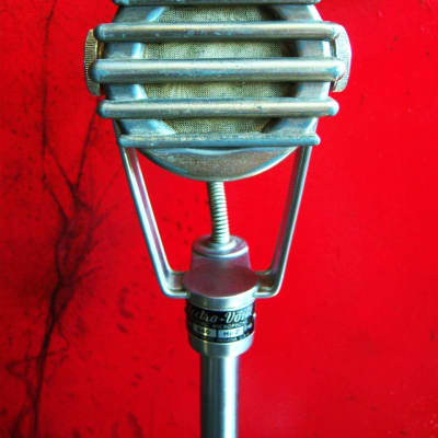 Vintage RARE 1940's Electro-Voice 640C Hi-Z Dynamic Microphone w Turner period  stand image 5