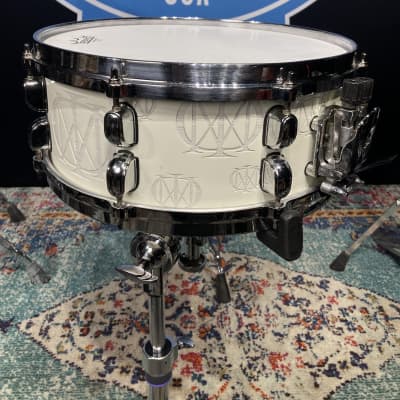 Tama - 14x5.5" Mike Portnoy Signature, Melody Master, Limited Edition Snare Drum 2006 - White image 6