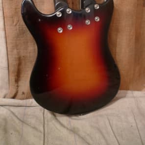 Mosrite Doubleneck 4/6 Bass Guitar  1973 Sunburst image 7