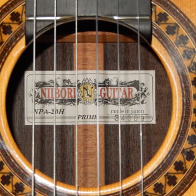 RARITY - SABURO NOGAMI NPA-20H - WONDERFUL TORRES STYLE CLASSICAL CONCERT GUITAR image 4