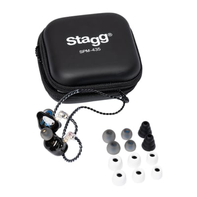 Stagg SPM-235 BK High-resolution, Sound-isolating In-ear Monitor, Black image 2