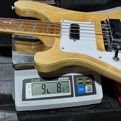 Rickenbacker 4001 Bass 1977 - gorgeous Mapleglo 4001 in a rare Left Handed spec that is like New in all respects. image 12