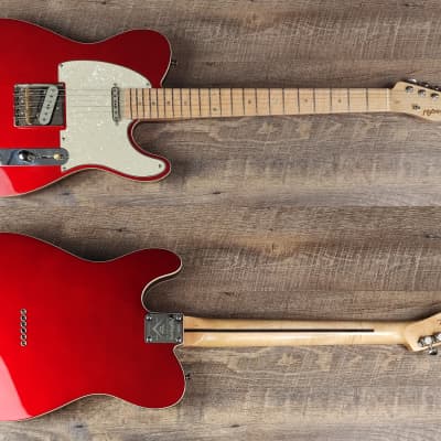 MyDream Partcaster Custom Built - Candy Apple Red Tele Tapped A5/A2 Pickups image 1
