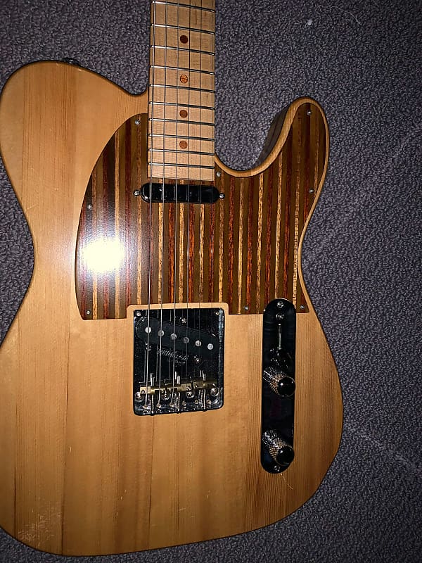 Rice Custom Guitars "T" Style  2013 Natural-See further description below image 1