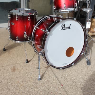Pearl Reference Pure Scarlet Sparkle Burst Lacquer Drum Set - 22, 10, 12,  16