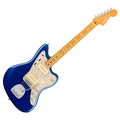 Used Fender American Ultra Jazzmaster - Cobra Blue w/ Maple Fingerboard image 1