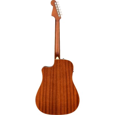 Fender California Redondo Player Acoustic-Electric Guitar Natural image 8