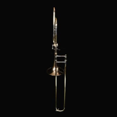 Bach 42BOG Stradivarius Profess Tenor Trombone F Rotor Open Wrap Gold Brass Bell image 4